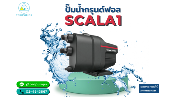 ปั๊มน้ำกรุนด์ฟอส รุ่น SCALA1